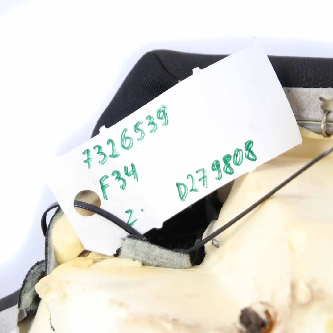 Bench Rear BMW F34 GT Base Couch Cover Cloth Fabric Anthracite Grey to Seat with Part number 7326539 Seat Bench Rear BMW F34 GT Base Couch Cover Cloth Fabric Anthracite Grey - SKU 7326539 - Part number 7326539