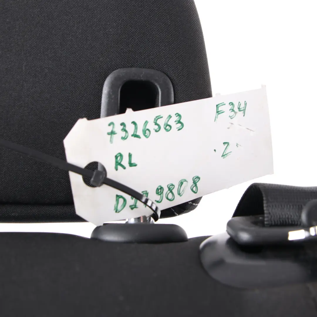 Backrest BMW F34 GT Rear Left N/S Seat Back Cover Cloth Anthracite Grey to Seat with Part number 7326563 Seat Backrest BMW F34 GT Rear Left N/S Seat Back Cover Cloth Anthracite Grey - SKU 7326563 - Part number 7326563