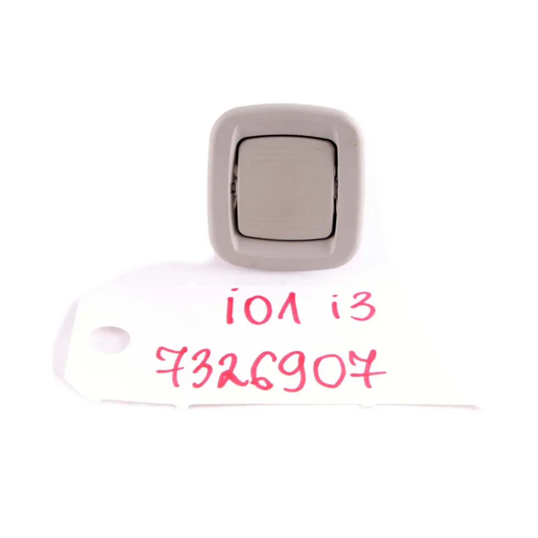 Interior Rear Roof Coat Clothes Hook Carum Grey to BMW i3 I01 with Part number 7326907 BMW i3 I01 Interior Rear Roof Coat Clothes Hook Carum Grey - SKU 7326907 - Part number 7326907