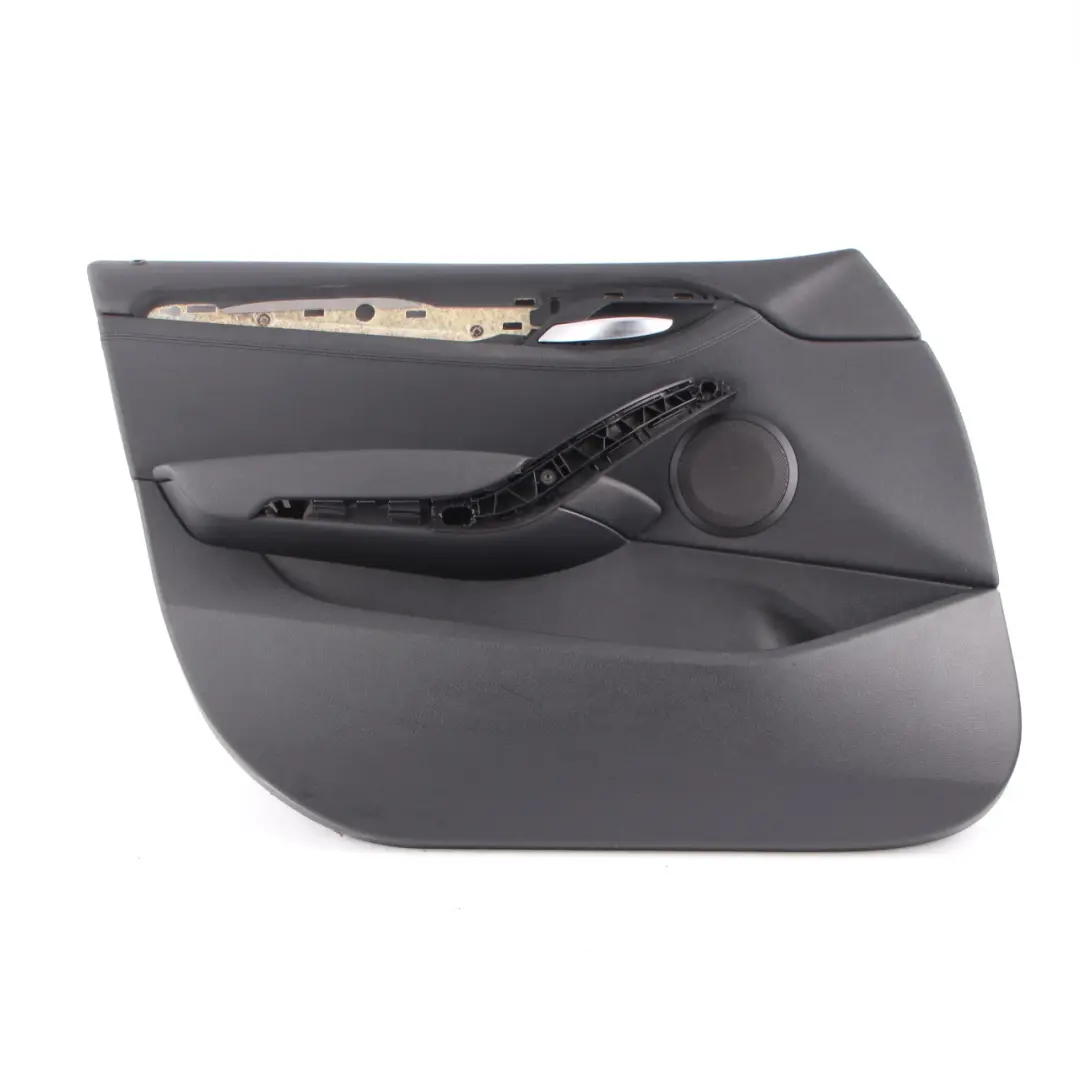  Door Card BMW X1 E84 Front Left N/S Door Lining Trim Leather Nevada Black - SKU 7327187 - Part number 7327187
