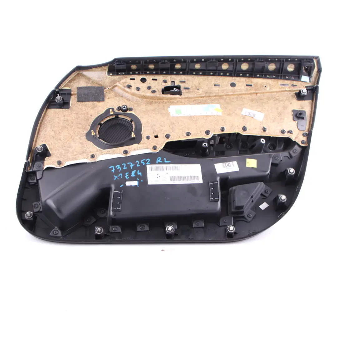  Tarjeta Puerta BMW X1 E84 Delantero Izquierdo Forro Puerta Cuero Nevada Negro - SKU 7327187 - Número de pieza 7327187