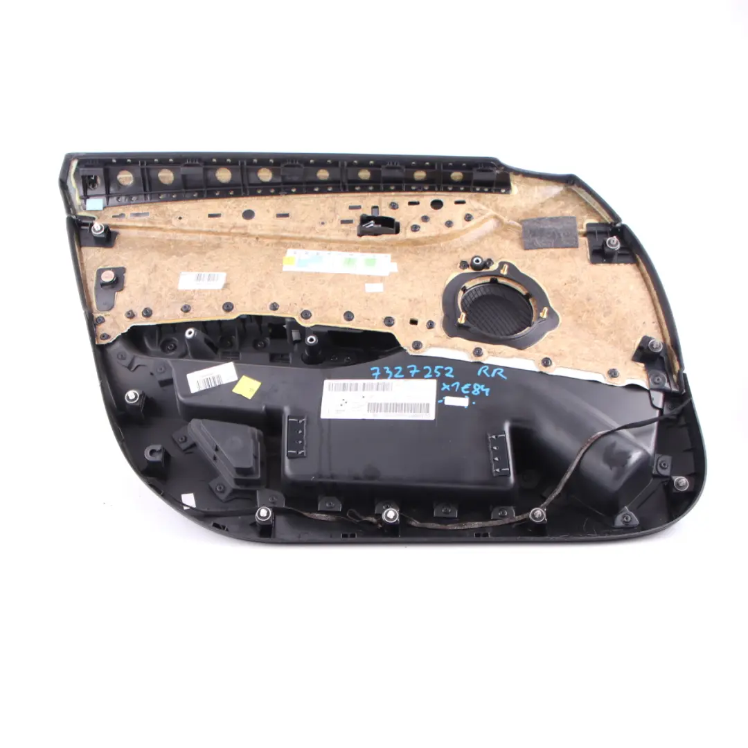  Door Card BMW X1 E84 Front Right O/S Door Lining Trim Leather Nevada Black - SKU 7327188 - Part number 7327188