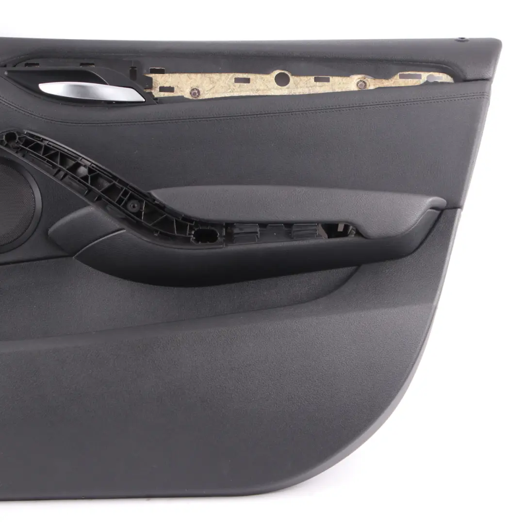  Tarjeta Puerta BMW X1 E84 Delantera Derecha Forro Guarnición Cuero Nevada Negro - SKU 7327188 - Número de pieza 7327188