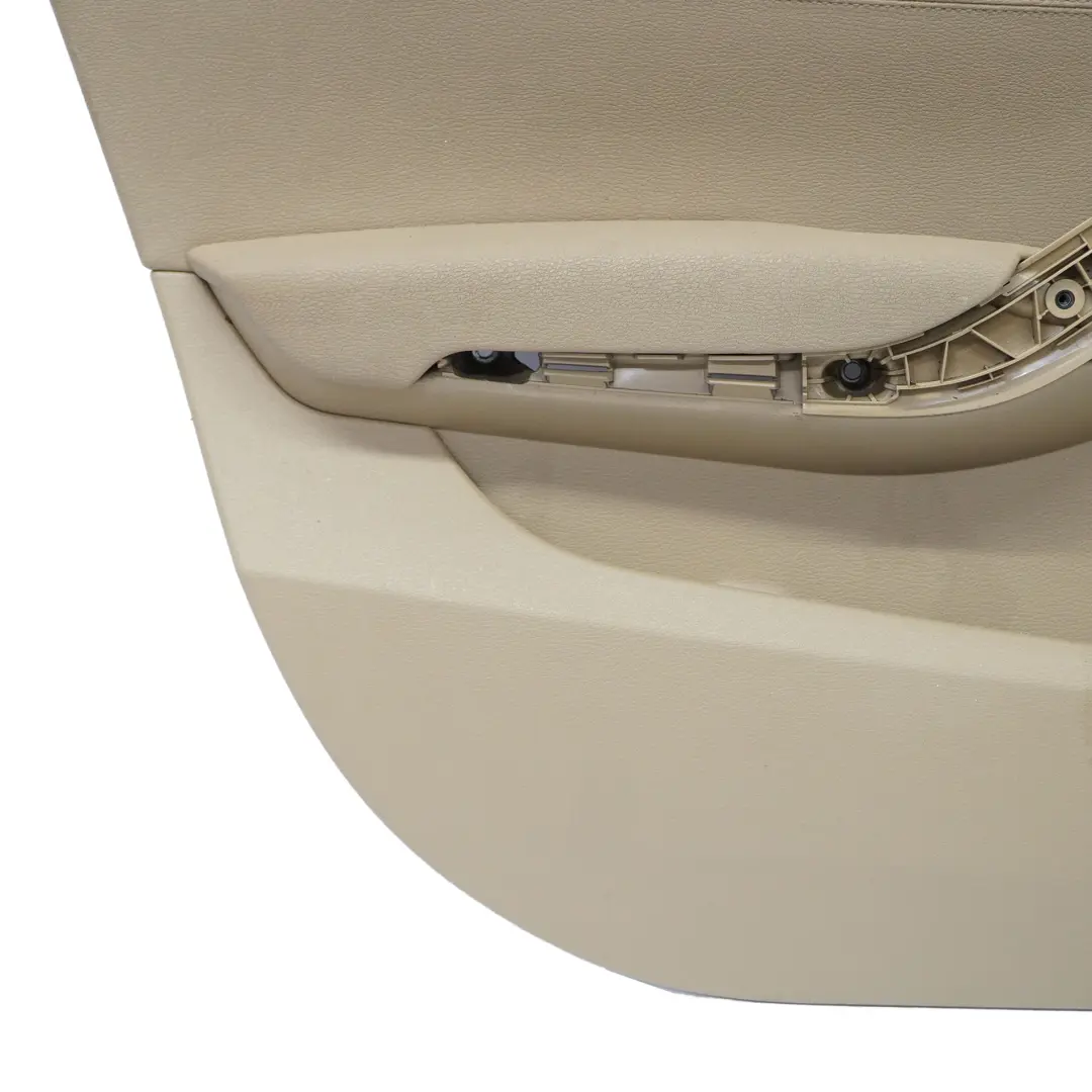 Scheda Porta Anteriore Sinistra Rivestimento Pelle Savanna Beige per BMW X1 E84 con numero di parte 7327189 BMW X1 E84 Scheda Porta Anteriore Sinistra Rivestimento Pelle Savanna Beige - SKU 7327189-1 - Numero di parte 7327189