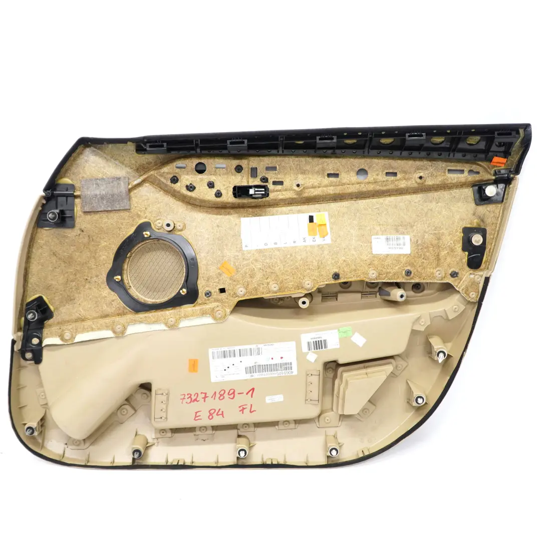 BMW X1 E84 Türverkleidung vorne links Verkleidung Leder Nevada Savanna Beige - SKU 7327189-1 - Teilenummer 7327189