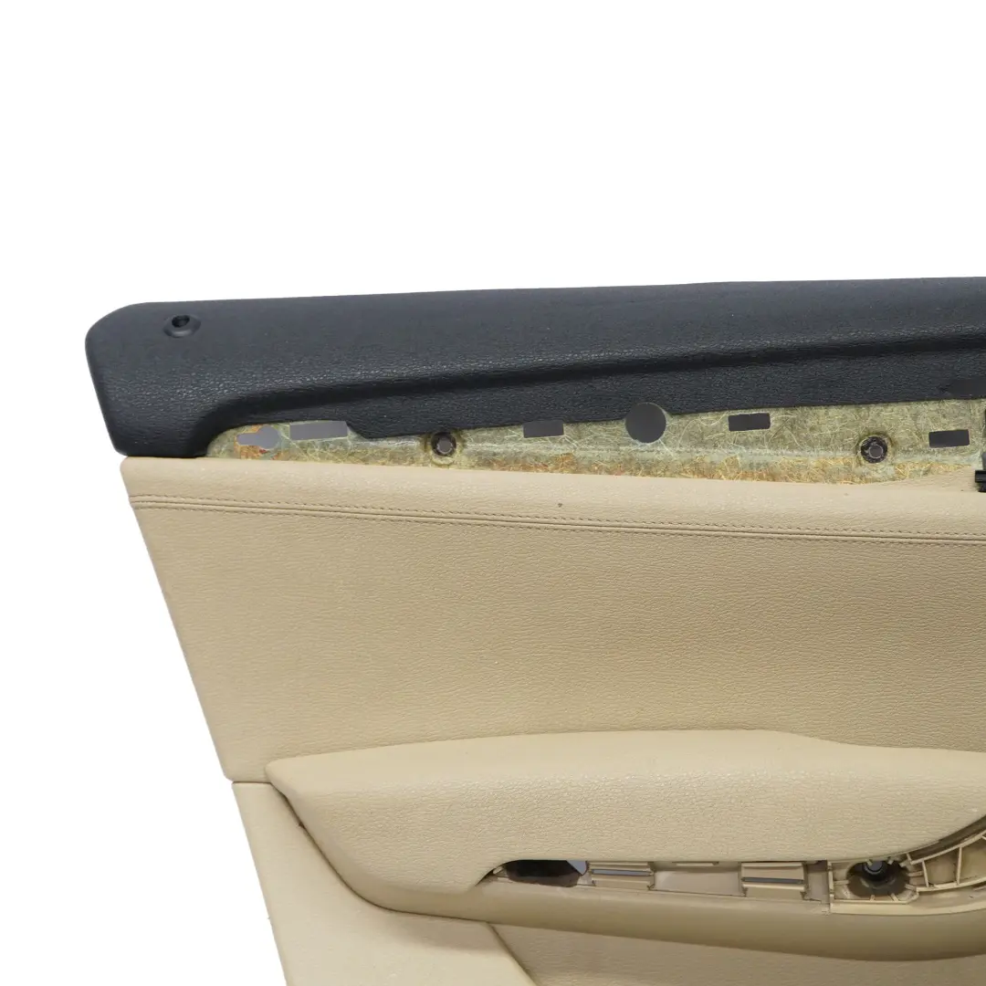 Scheda Porta Anteriore Sinistra Rivestimento Pelle Savanna Beige per BMW X1 E84 con numero di parte 7327189 BMW X1 E84 Scheda Porta Anteriore Sinistra Rivestimento Pelle Savanna Beige - SKU 7327189-1 - Numero di parte 7327189