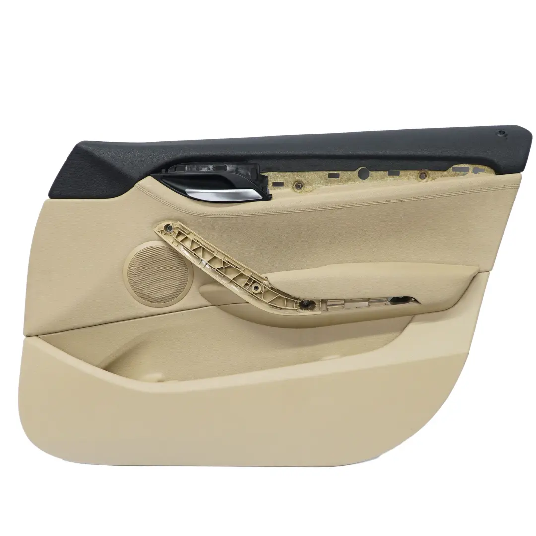 Door Card Front Right O/S Lining Trim Leather Nevada Savanna Beige to BMW X1 E84 with Part number 7327190 BMW X1 E84 Door Card Front Right O/S Lining Trim Leather Nevada Savanna Beige - SKU 7327190-1 - Part number 7327190