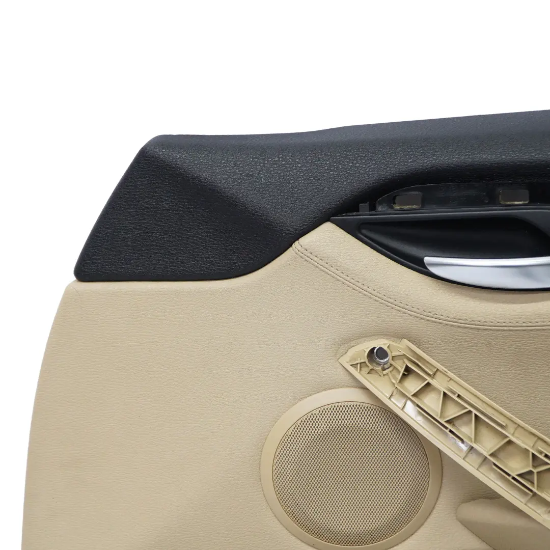 BMW X1 E84 Tarjeta de Puerta Delantera Derecha Forro Cuero Nevada Savanna Beige - SKU 7327190-1 - Número de pieza 7327190