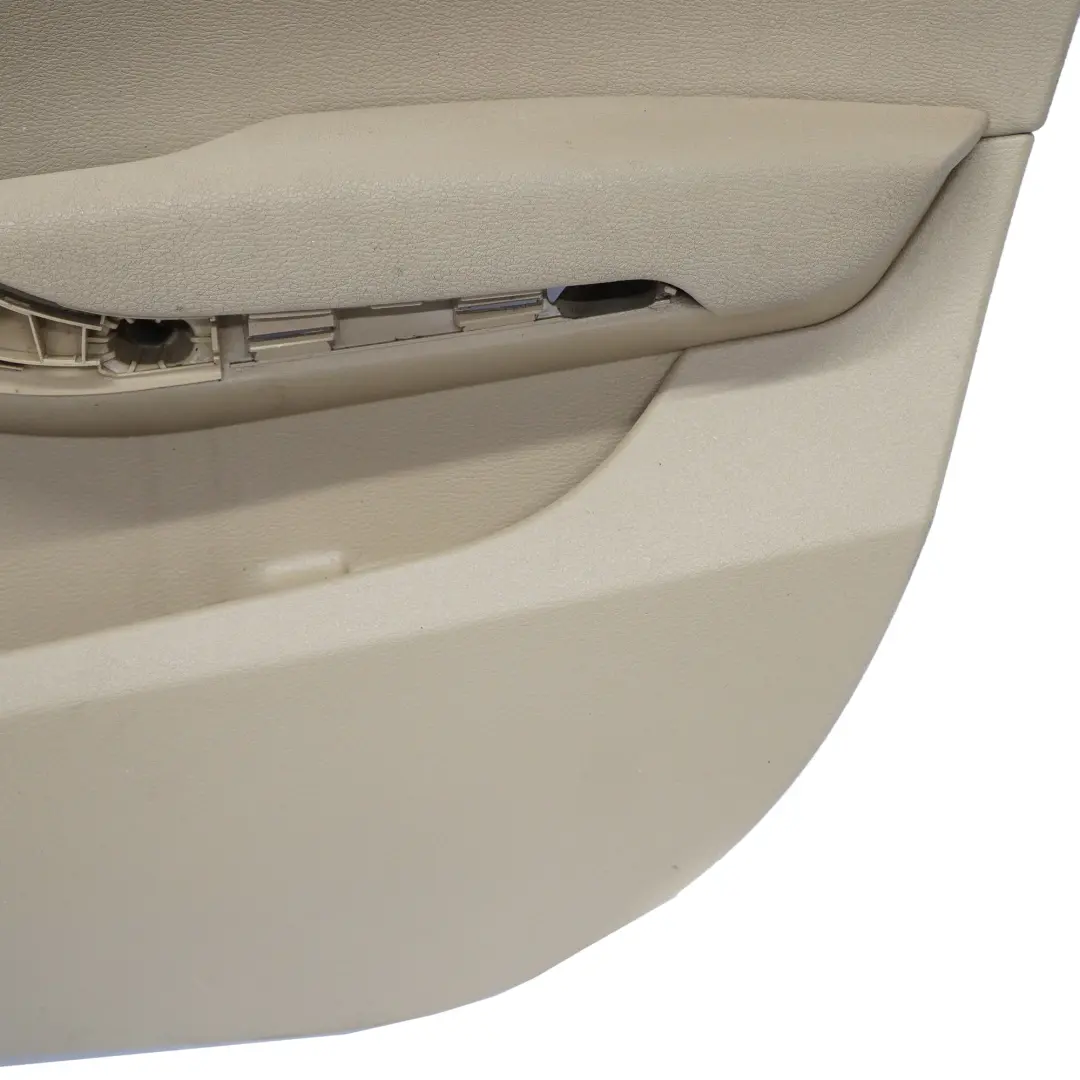 Scheda Porta Anteriore Destra Rivestimento Pelle Nevada Savanna Beige per BMW X1 E84 con numero di parte 7327190 BMW X1 E84 Scheda Porta Anteriore Destra Rivestimento Pelle Nevada Savanna Beige - SKU 7327190-1 - Numero di parte 7327190