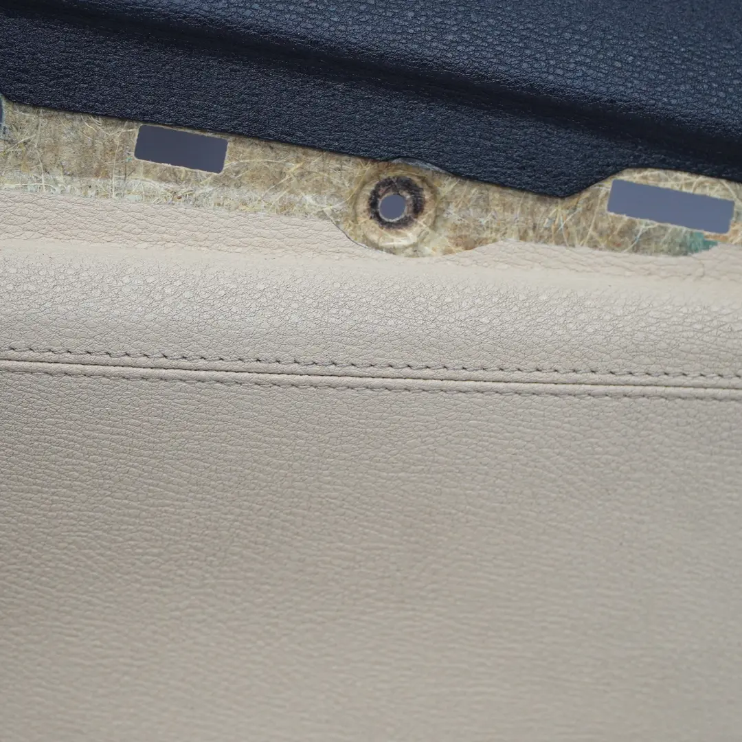 BMW X1 E84 Tarjeta de Puerta Delantera Derecha Forro Cuero Nevada Savanna Beige - SKU 7327190-1 - Número de pieza 7327190