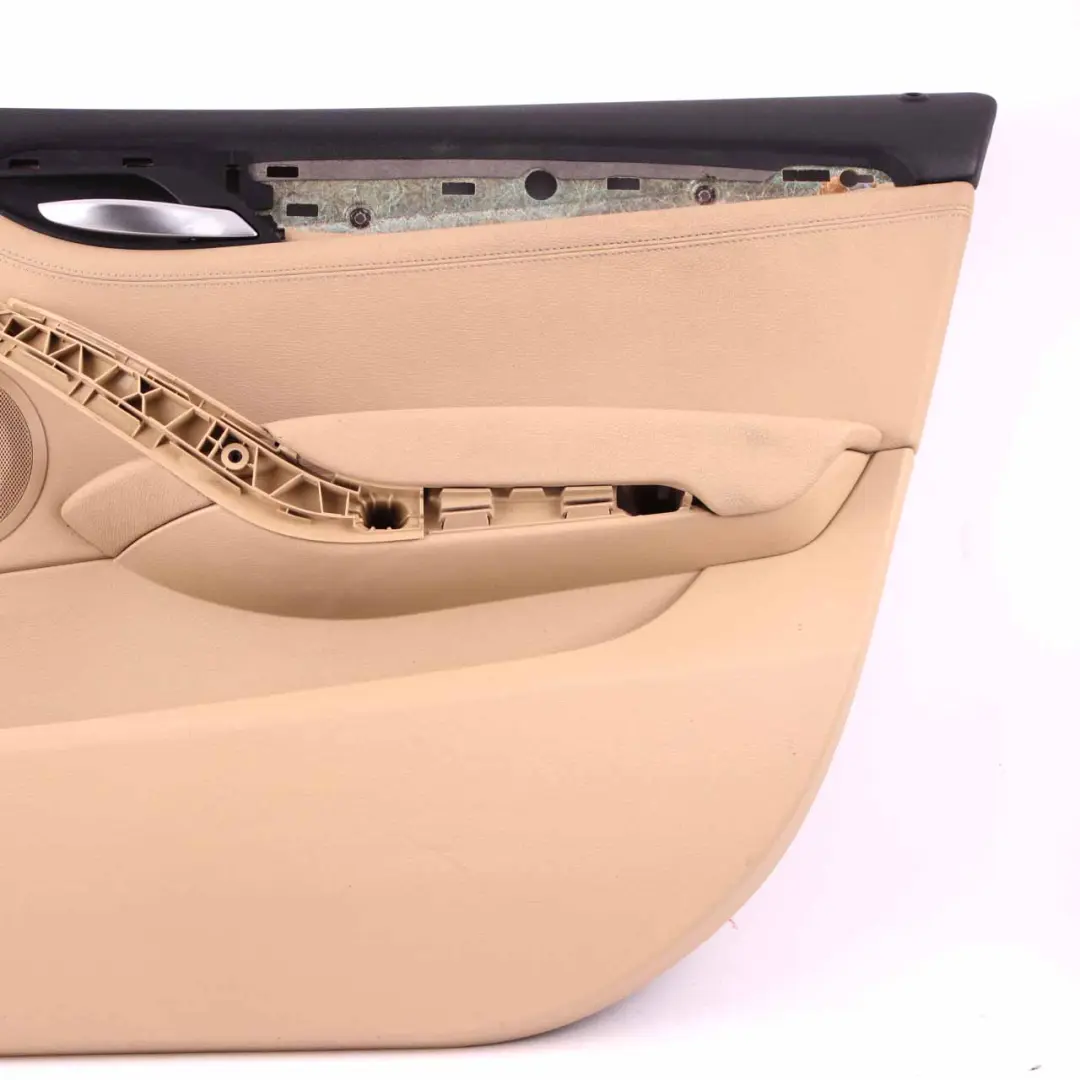Tarjeta Puerta Delantera Derecha Guarnición Nevada Savanna Beige para BMW X1 E84 con número de pieza 7327190 BMW X1 E84 Tarjeta Puerta Delantera Derecha Guarnición Nevada Savanna Beige - SKU 7327190 - Número de pieza 7327190
