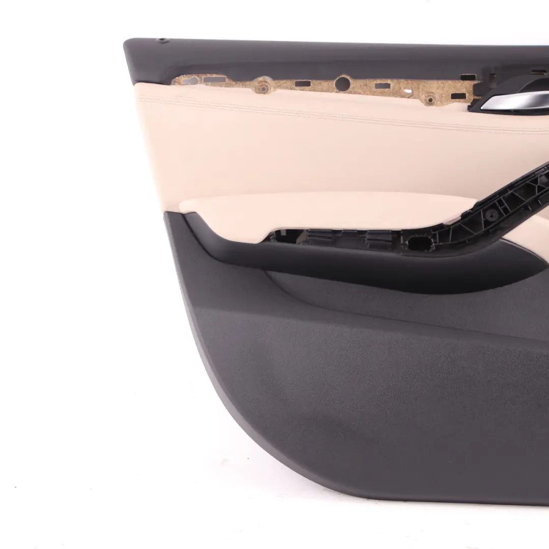 Door Card BMW E84 Front Left Door Lining Trim Leather Nevada Oyster to with Part number 7327195 Door Card BMW E84 Front Left Door Lining Trim Leather Nevada Oyster - SKU 7327195 - Part number 7327195