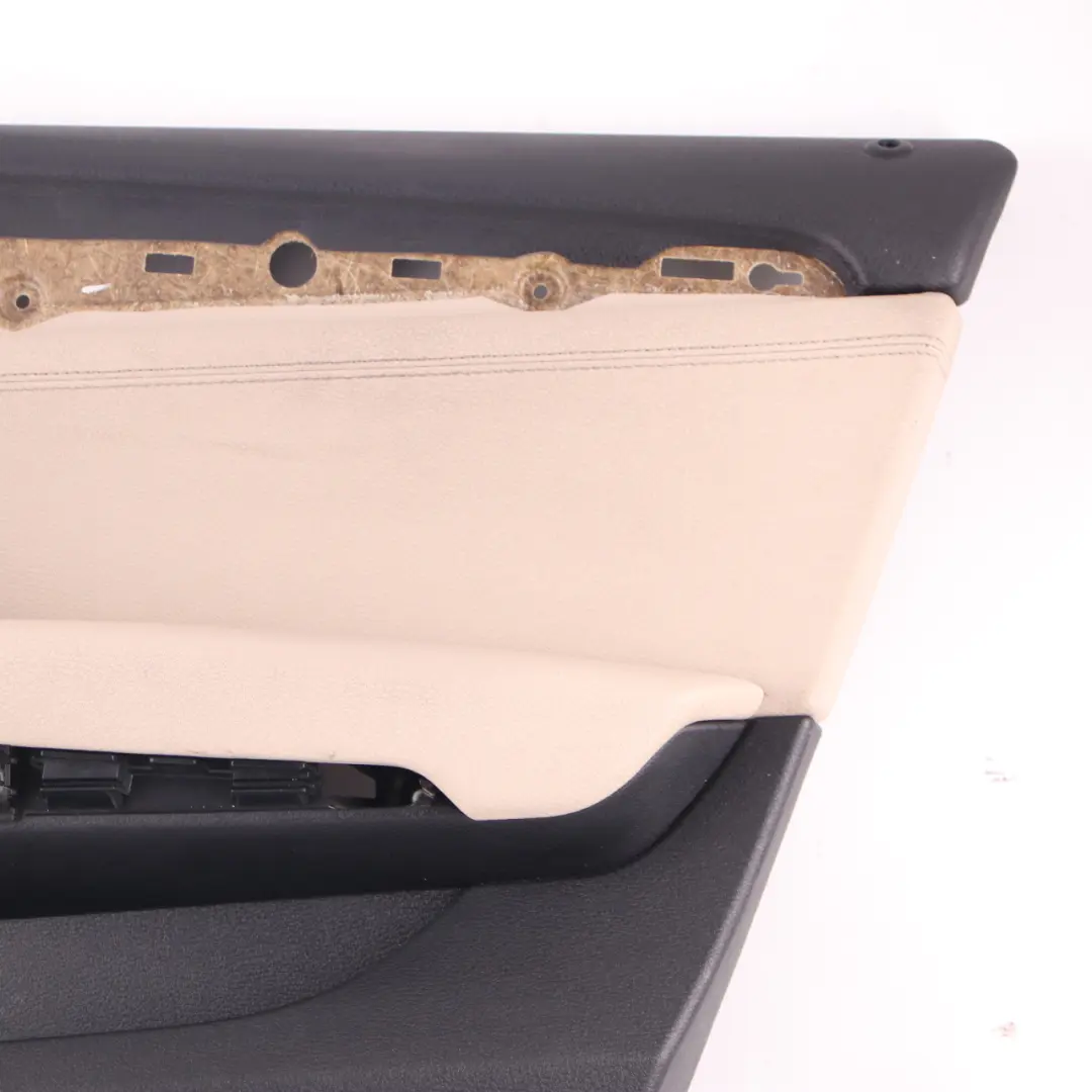  Scheda BMW E84 Fodera porta anteriore destra Rivestimento pelle Nevada Oyster - SKU 7327196 - Numero di parte 7327196