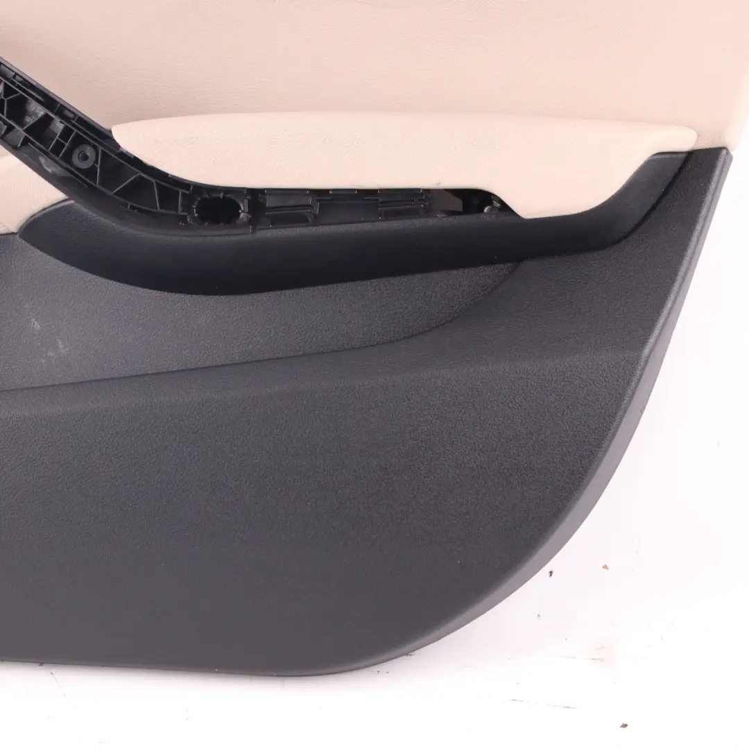  Scheda BMW E84 Fodera porta anteriore destra Rivestimento pelle Nevada Oyster - SKU 7327196 - Numero di parte 7327196