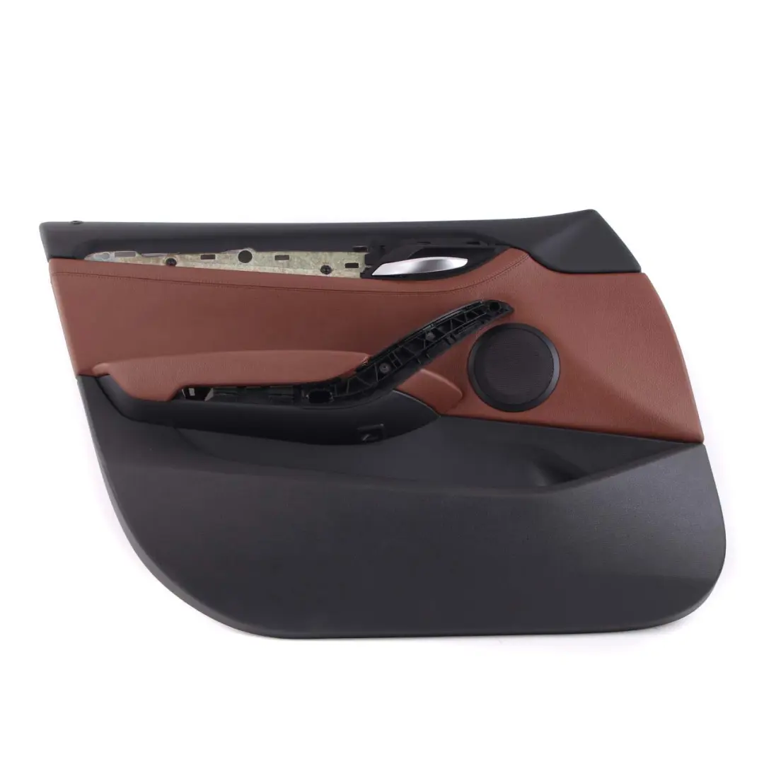 Front Left N/S Door Card Lining Trim Leather Nevada Terra to BMW X1 E84 with Part number 7327201 BMW X1 E84 Front Left N/S Door Card Lining Trim Leather Nevada Terra - SKU 7327201 - Part number 7327201