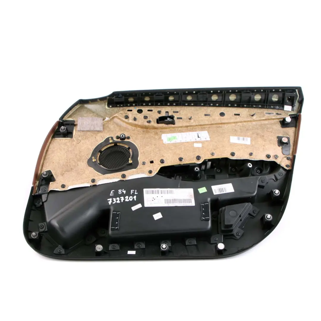 Front Left N/S Door Card Lining Trim Leather Nevada Terra to BMW X1 E84 with Part number 7327201 BMW X1 E84 Front Left N/S Door Card Lining Trim Leather Nevada Terra - SKU 7327201 - Part number 7327201
