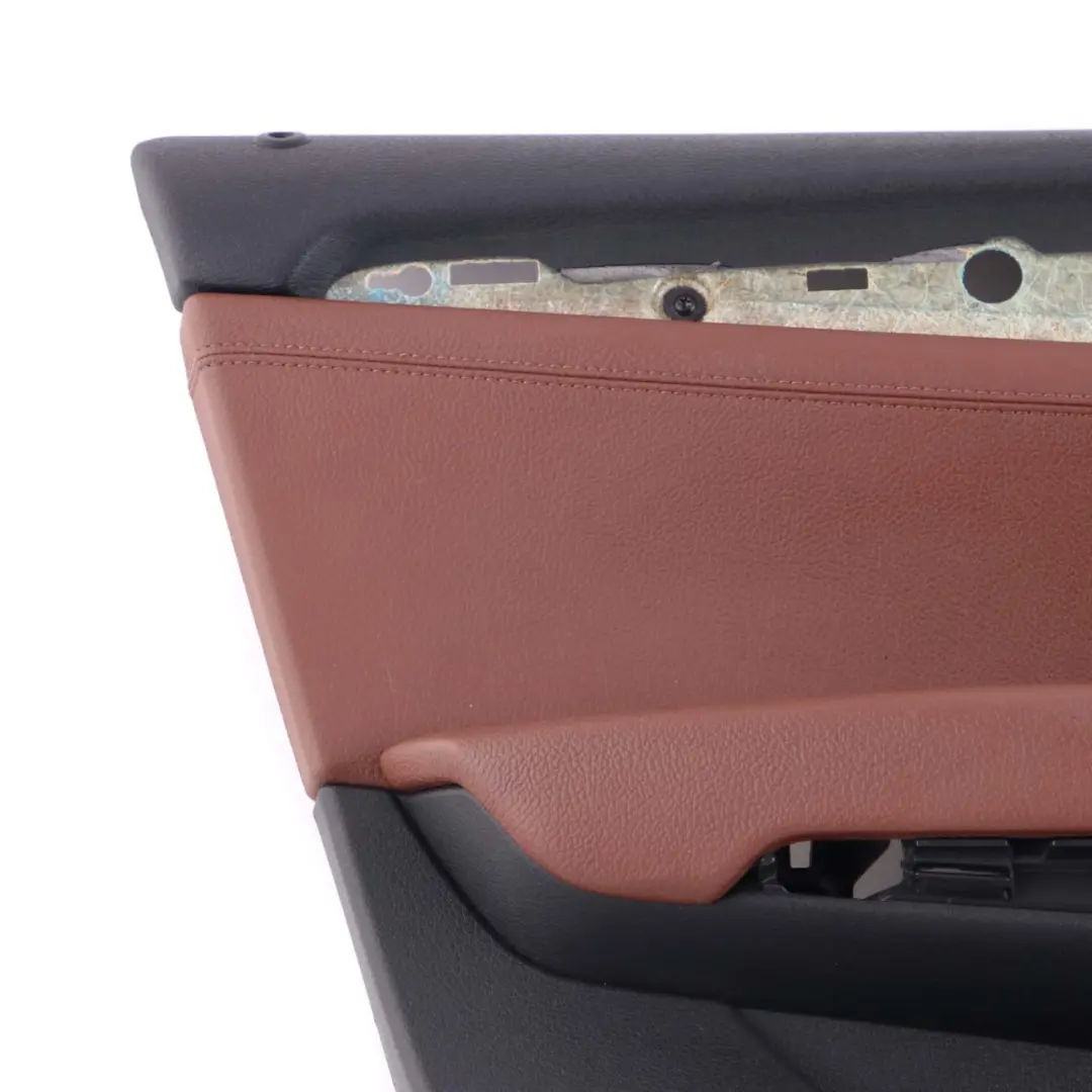 Front Left N/S Door Card Lining Trim Leather Nevada Terra to BMW X1 E84 with Part number 7327201 BMW X1 E84 Front Left N/S Door Card Lining Trim Leather Nevada Terra - SKU 7327201 - Part number 7327201