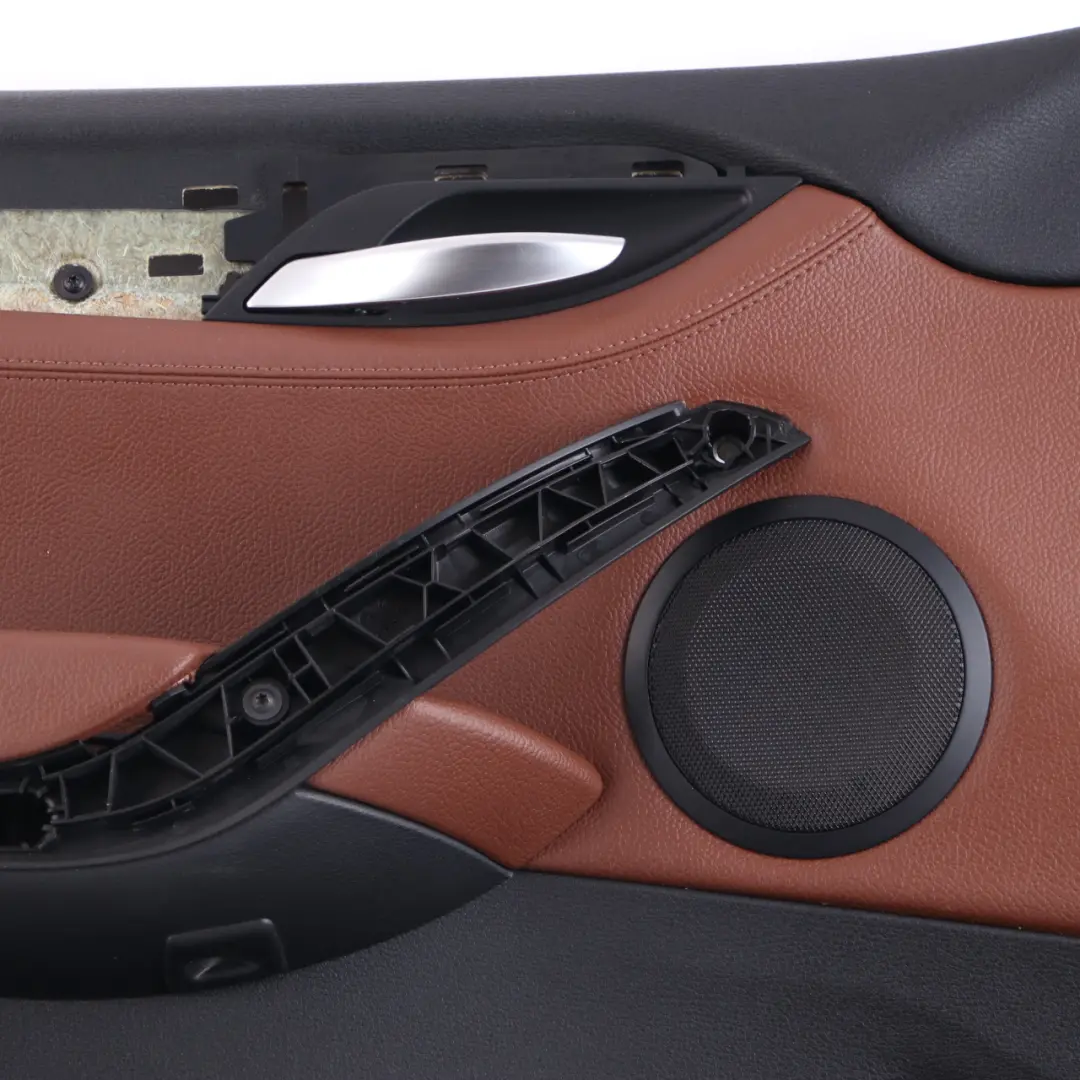 Front Left N/S Door Card Lining Trim Leather Nevada Terra to BMW X1 E84 with Part number 7327201 BMW X1 E84 Front Left N/S Door Card Lining Trim Leather Nevada Terra - SKU 7327201 - Part number 7327201