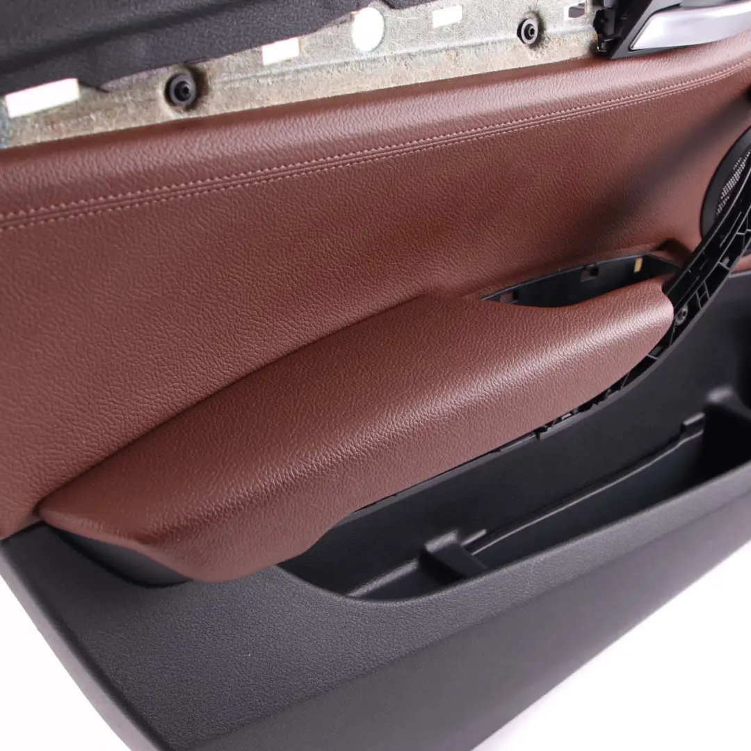 Front Left N/S Door Card Lining Trim Leather Nevada Terra to BMW X1 E84 with Part number 7327201 BMW X1 E84 Front Left N/S Door Card Lining Trim Leather Nevada Terra - SKU 7327201 - Part number 7327201