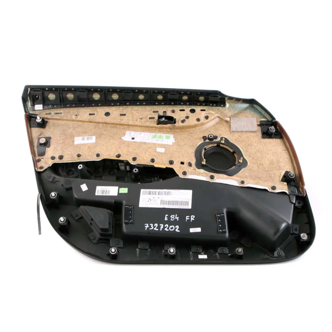 Front Right O/S Door Card Lining Trim Leather Nevada Terra to BMW X1 E84 with Part number 7327202 BMW X1 E84 Front Right O/S Door Card Lining Trim Leather Nevada Terra - SKU 7327202 - Part number 7327202