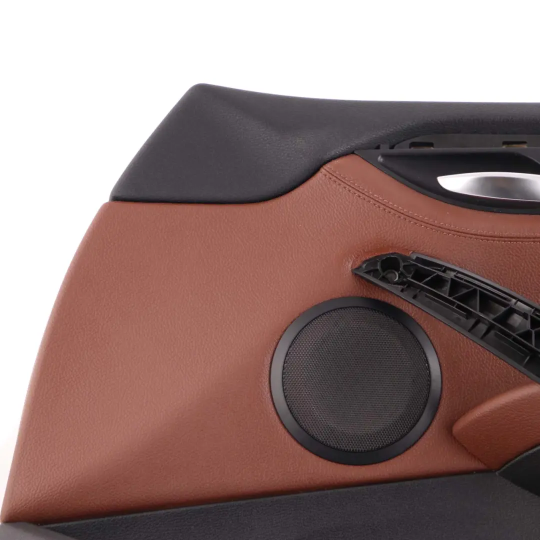 Front Right O/S Door Card Lining Trim Leather Nevada Terra to BMW X1 E84 with Part number 7327202 BMW X1 E84 Front Right O/S Door Card Lining Trim Leather Nevada Terra - SKU 7327202 - Part number 7327202