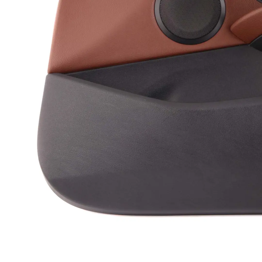 Front Right O/S Door Card Lining Trim Leather Nevada Terra to BMW X1 E84 with Part number 7327202 BMW X1 E84 Front Right O/S Door Card Lining Trim Leather Nevada Terra - SKU 7327202 - Part number 7327202