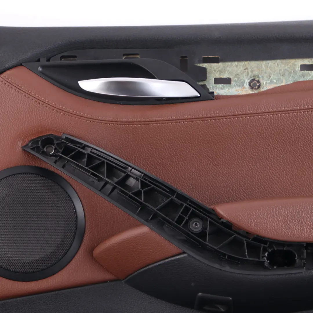 Front Right O/S Door Card Lining Trim Leather Nevada Terra to BMW X1 E84 with Part number 7327202 BMW X1 E84 Front Right O/S Door Card Lining Trim Leather Nevada Terra - SKU 7327202 - Part number 7327202