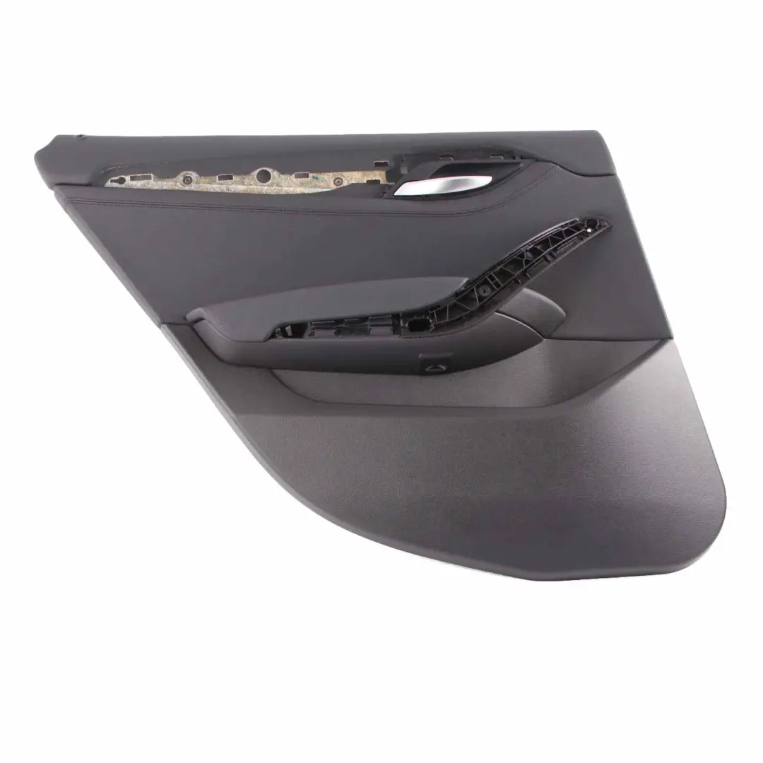 BMW X1 E84 Tarjeta de Puerta Trasera Izquierda Revestimiento Cuero Nevada Negro - SKU 7327251 - Número de pieza 7327251