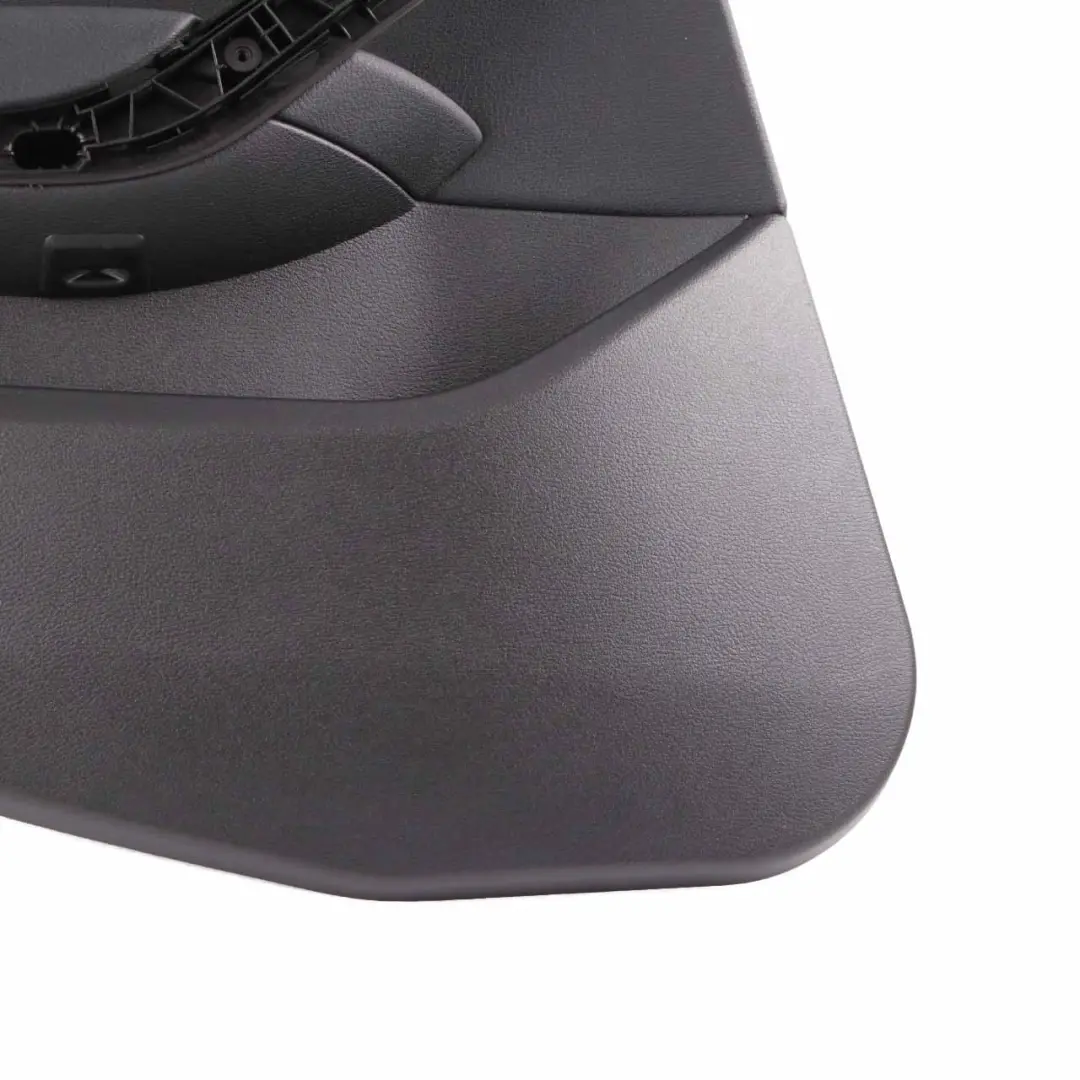 Tarjeta de Puerta Trasera Izquierda Revestimiento Cuero Nevada Negro para BMW X1 E84 con número de pieza 7327251 BMW X1 E84 Tarjeta de Puerta Trasera Izquierda Revestimiento Cuero Nevada Negro - SKU 7327251 - Número de pieza 7327251