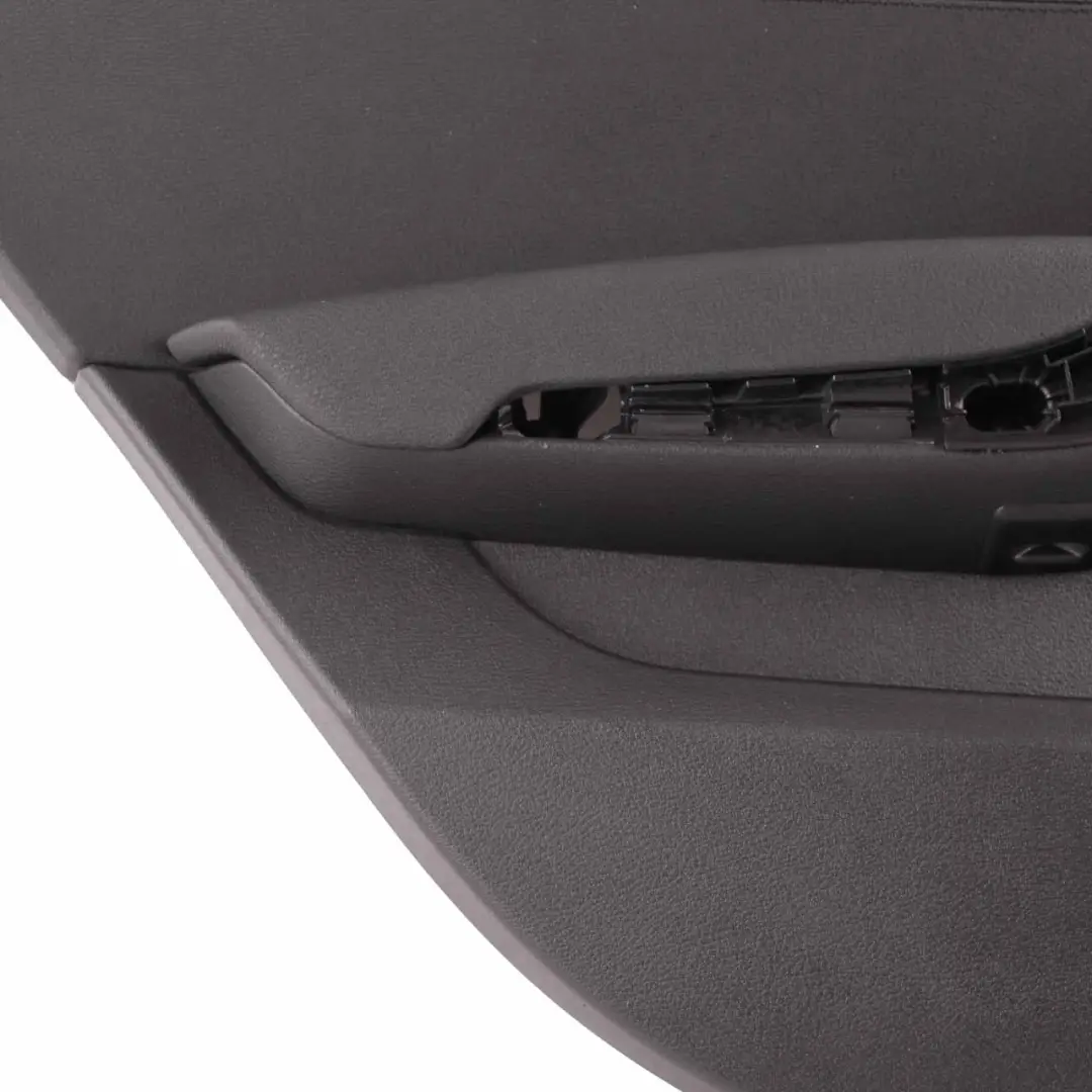 BMW X1 E84 Tarjeta de Puerta Trasera Izquierda Revestimiento Cuero Nevada Negro - SKU 7327251 - Número de pieza 7327251