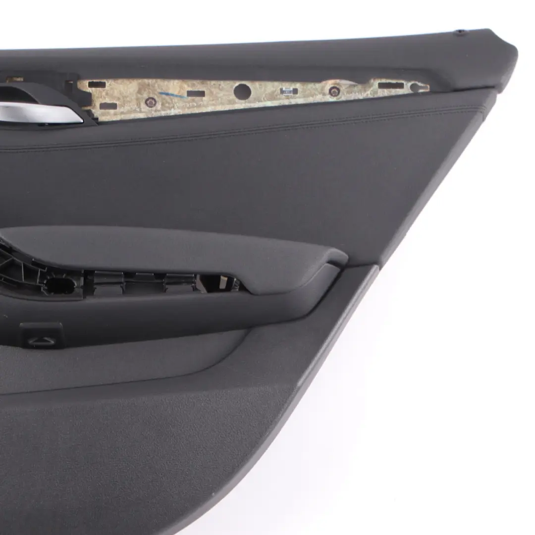 BMW X1 E84 Door Card Rear Right O/S Lining Trim Panel Leather Nevada Black - SKU 7327252 - Part number 7327252