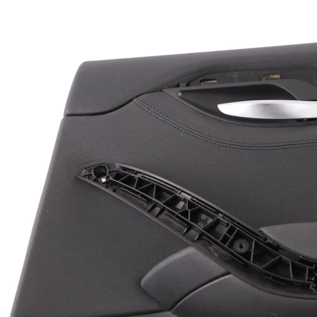 BMW X1 E84 Scheda Porta Posteriore Destra Fodera Pannello Pelle Nevada Nero - SKU 7327252 - Numero di parte 7327252