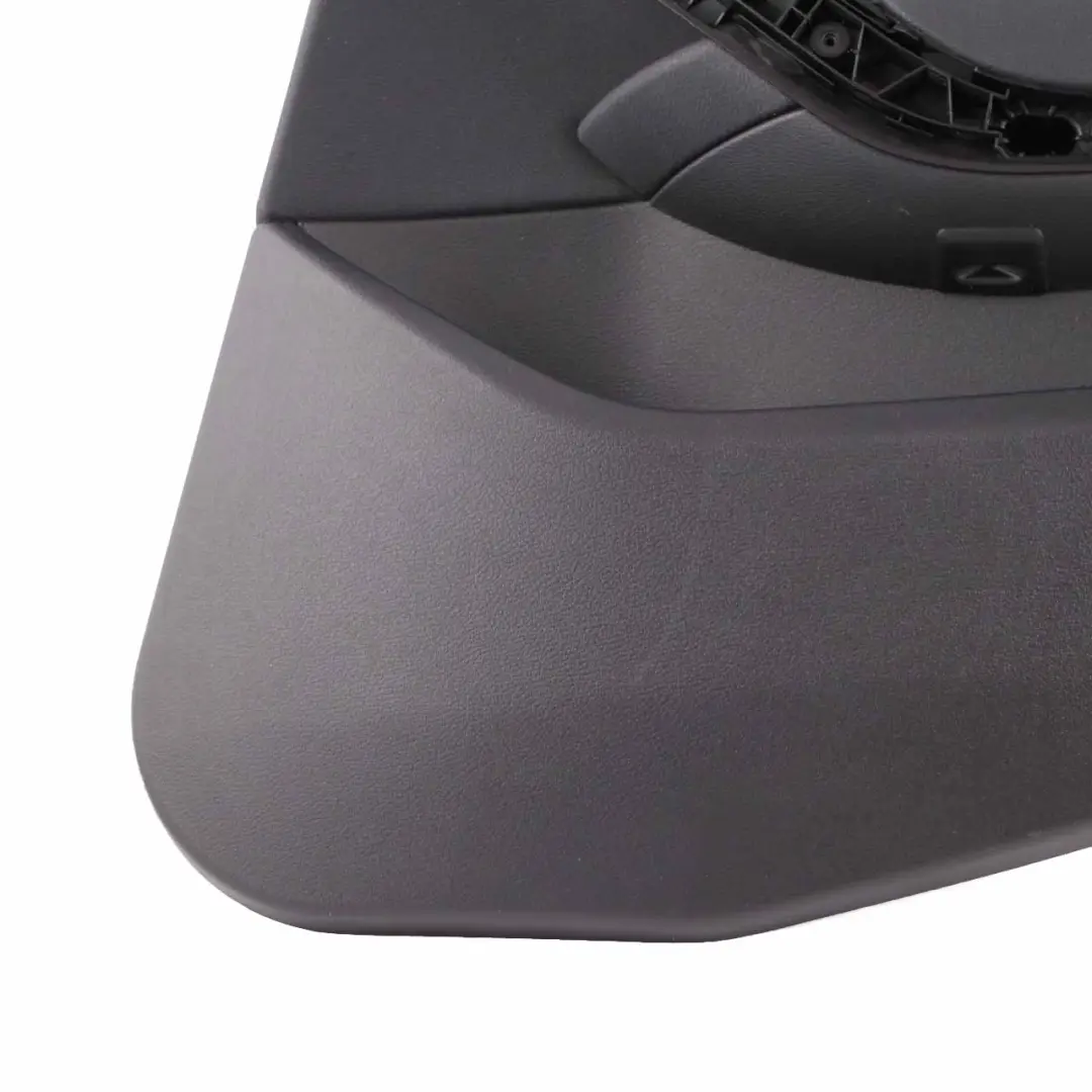 Door Card Rear Right O/S Lining Trim Panel Leather Nevada Black to BMW X1 E84 with Part number 7327252 BMW X1 E84 Door Card Rear Right O/S Lining Trim Panel Leather Nevada Black - SKU 7327252 - Part number 7327252