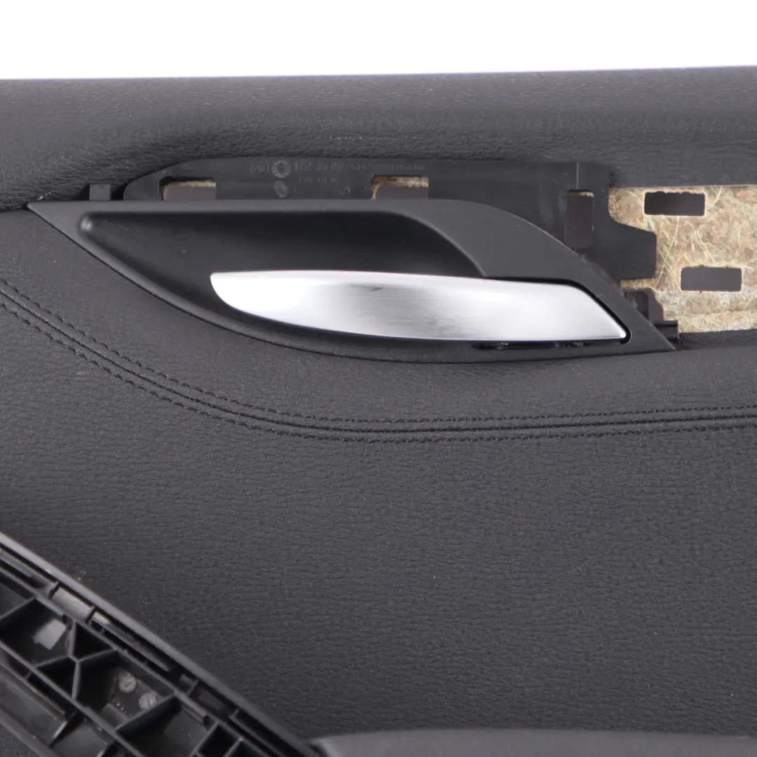 BMW X1 E84 Scheda Porta Posteriore Destra Fodera Pannello Pelle Nevada Nero - SKU 7327252 - Numero di parte 7327252