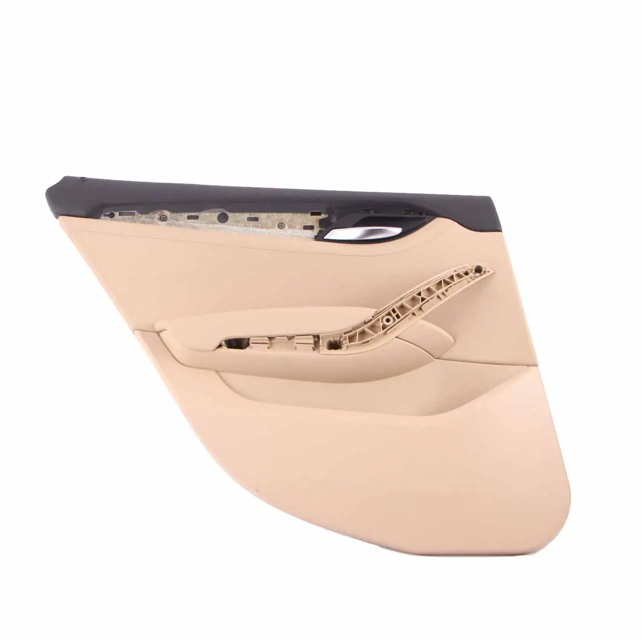 BMW E84 Scheda Porta Posteriore Sinistra Rivestimento Pelle Nevada Savanna Beige