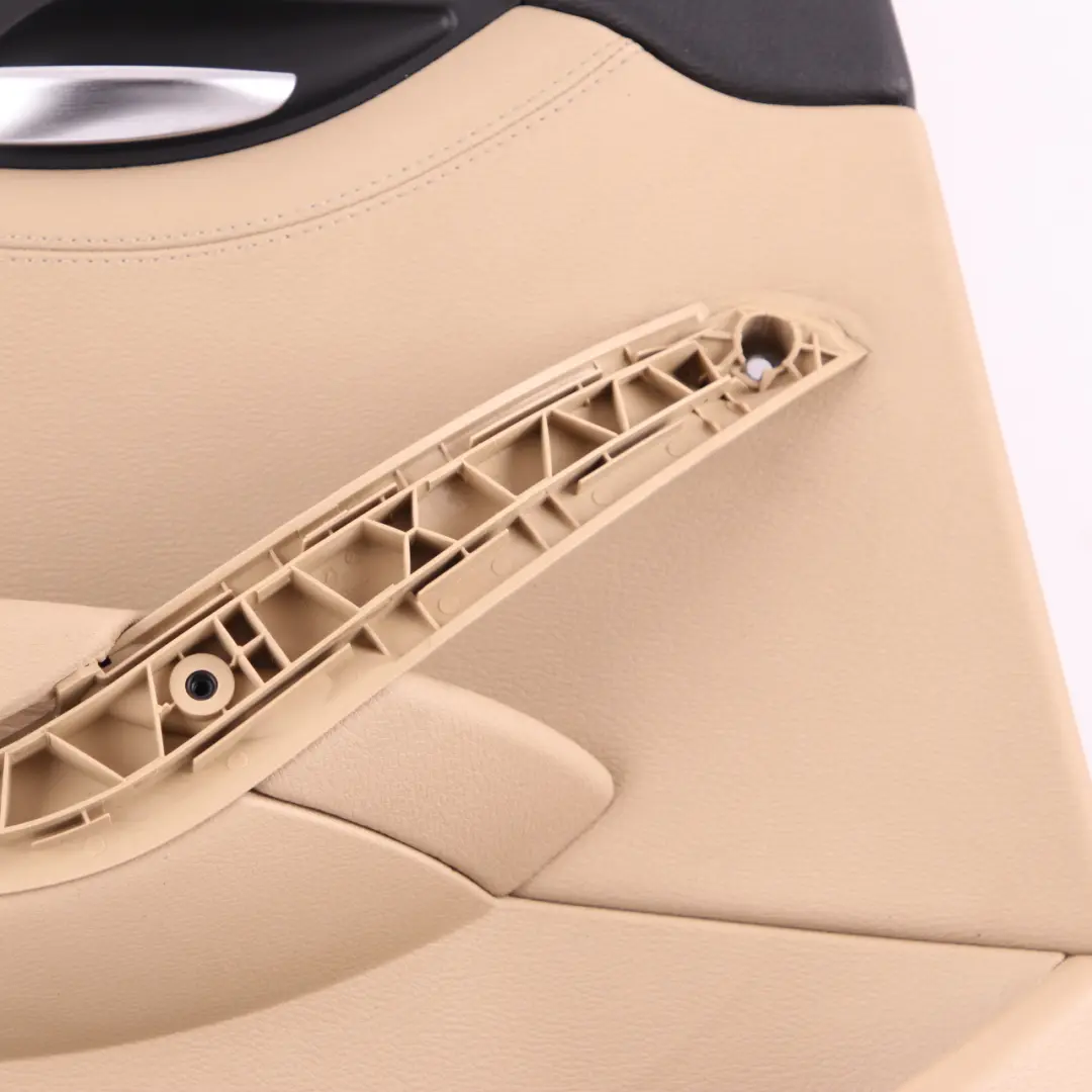 BMW E84 Scheda Porta Posteriore Sinistra Rivestimento Pelle Nevada Savanna Beige - SKU 7327253 - Numero di parte 7327253