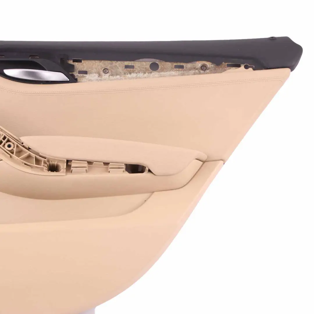 Tarjeta Puerta Trasera Derecha Guarnición Cuero Nevada Savanna Beige para BMW X1 E84 con número de pieza 7327254 BMW X1 E84 Tarjeta Puerta Trasera Derecha Guarnición Cuero Nevada Savanna Beige - SKU 7327254 - Número de pieza 7327254