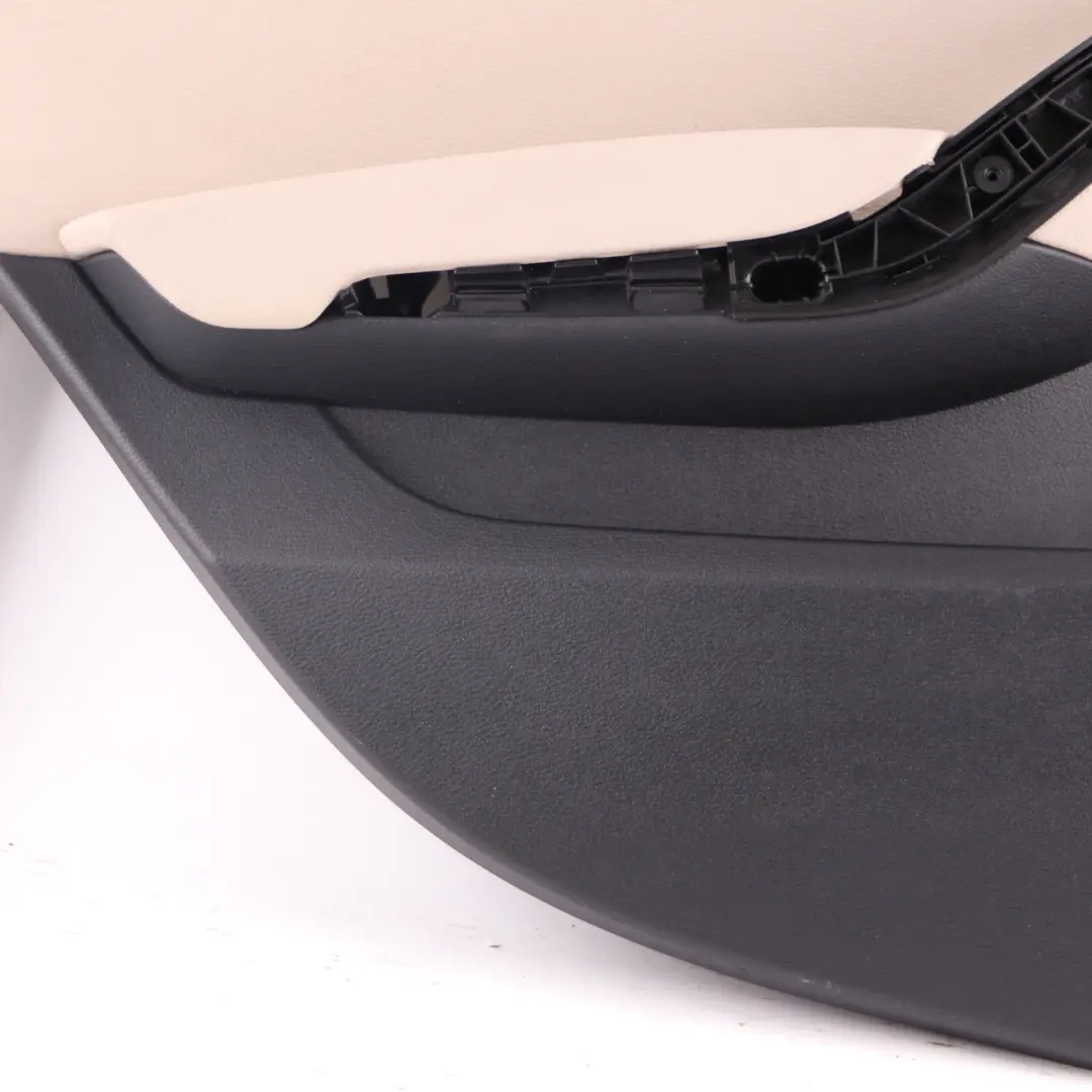 BMW X1 E84 Door Card Rear Door Lining Trim Left N/S Leather Nevada Oyster - SKU 7327259 - Part number 7327259