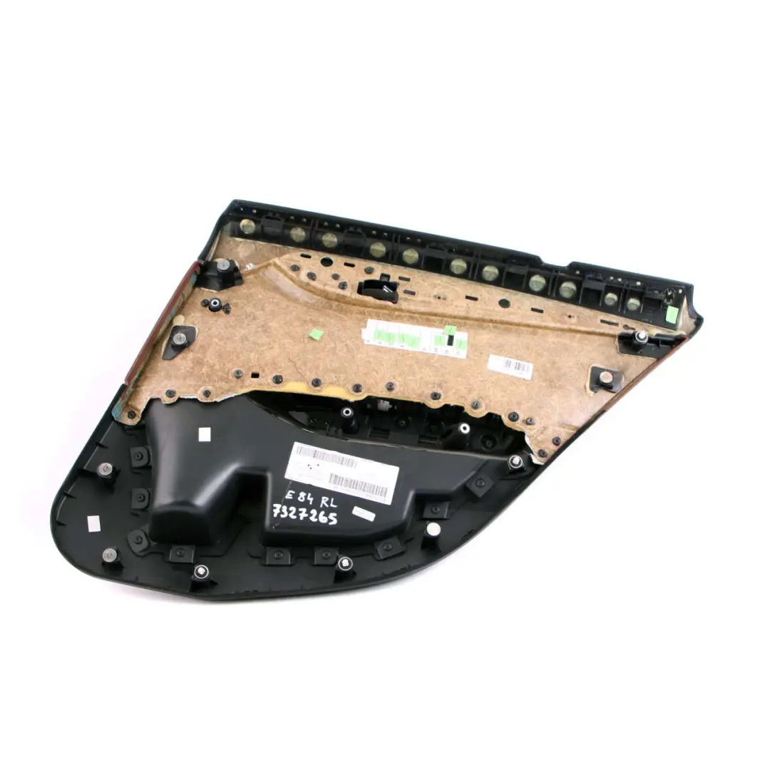 Left N/S Door Card Lining Trim Leather Nevada Terra to BMW X1 E84 Rear with Part number 7327265 BMW X1 E84 Rear Left N/S Door Card Lining Trim Leather Nevada Terra - SKU 7327265 - Part number 7327265