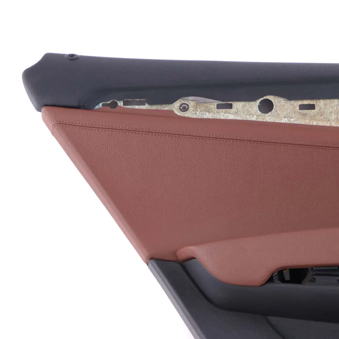 Left N/S Door Card Lining Trim Leather Nevada Terra to BMW X1 E84 Rear with Part number 7327265 BMW X1 E84 Rear Left N/S Door Card Lining Trim Leather Nevada Terra - SKU 7327265 - Part number 7327265