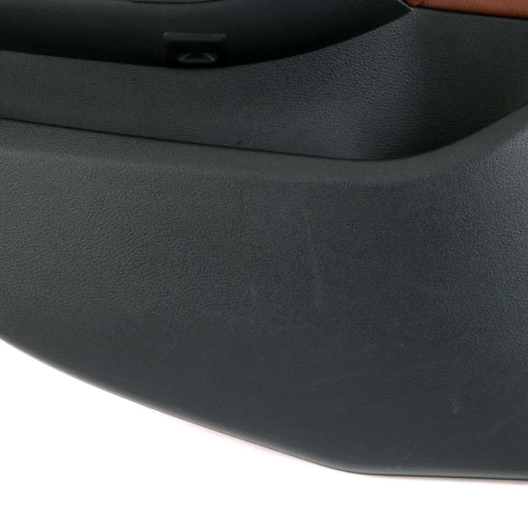Left N/S Door Card Lining Trim Leather Nevada Terra to BMW X1 E84 Rear with Part number 7327265 BMW X1 E84 Rear Left N/S Door Card Lining Trim Leather Nevada Terra - SKU 7327265 - Part number 7327265