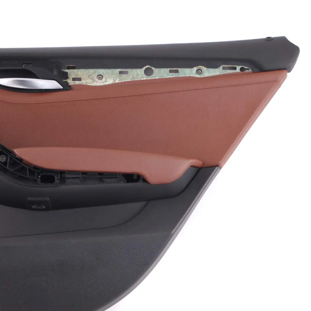 Right O/S Door Card Lining Trim Leather Nevada Terra to BMW X1 E84 Rear with Part number 7327266 BMW X1 E84 Rear Right O/S Door Card Lining Trim Leather Nevada Terra - SKU 7327266 - Part number 7327266