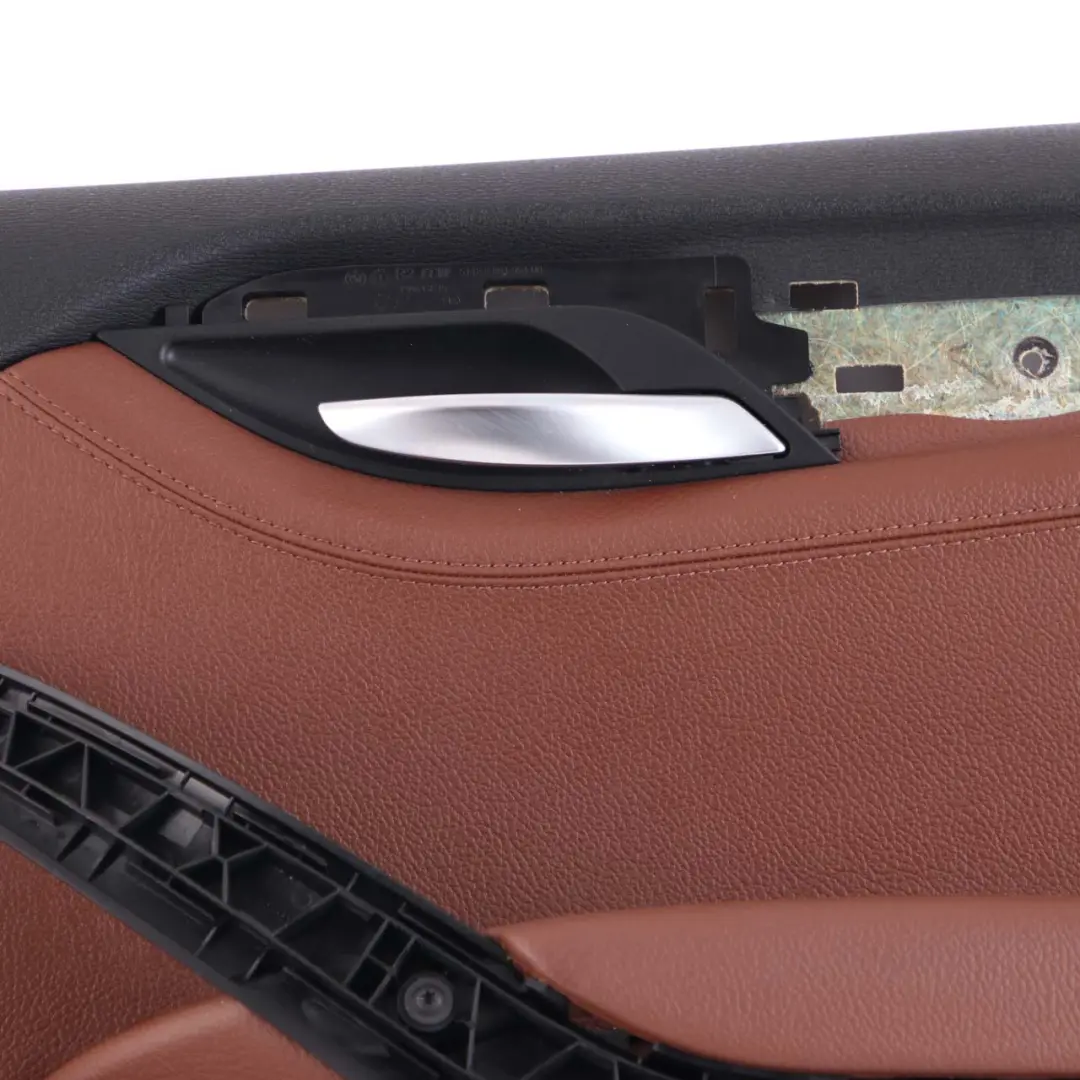 Right O/S Door Card Lining Trim Leather Nevada Terra to BMW X1 E84 Rear with Part number 7327266 BMW X1 E84 Rear Right O/S Door Card Lining Trim Leather Nevada Terra - SKU 7327266 - Part number 7327266