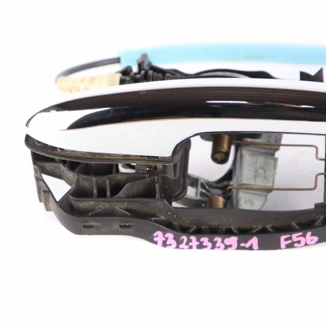 Poignée Mini F55 F56 F57 Porte extérieure avant gauche Chrome pour à propos du numéro de pièce 7327339 Poignée Mini F55 F56 F57 Porte extérieure avant gauche Chrome - SKU 7327339-1 - Numéro de pièce 7327339