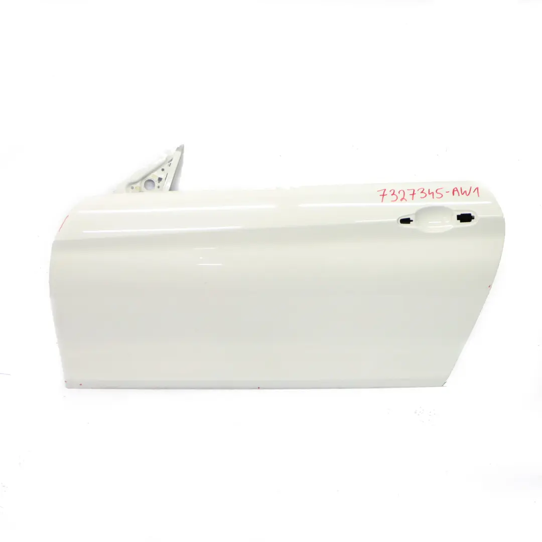 Door Front BMW F32 F33 F82 F83 M4 Left N/S Alpinweiss Alpine White - 300 to with Part number 7327345 Door Front BMW F32 F33 F82 F83 M4 Left N/S Alpinweiss Alpine White - 300 - SKU 7327345-AW1 - Part number 7327345