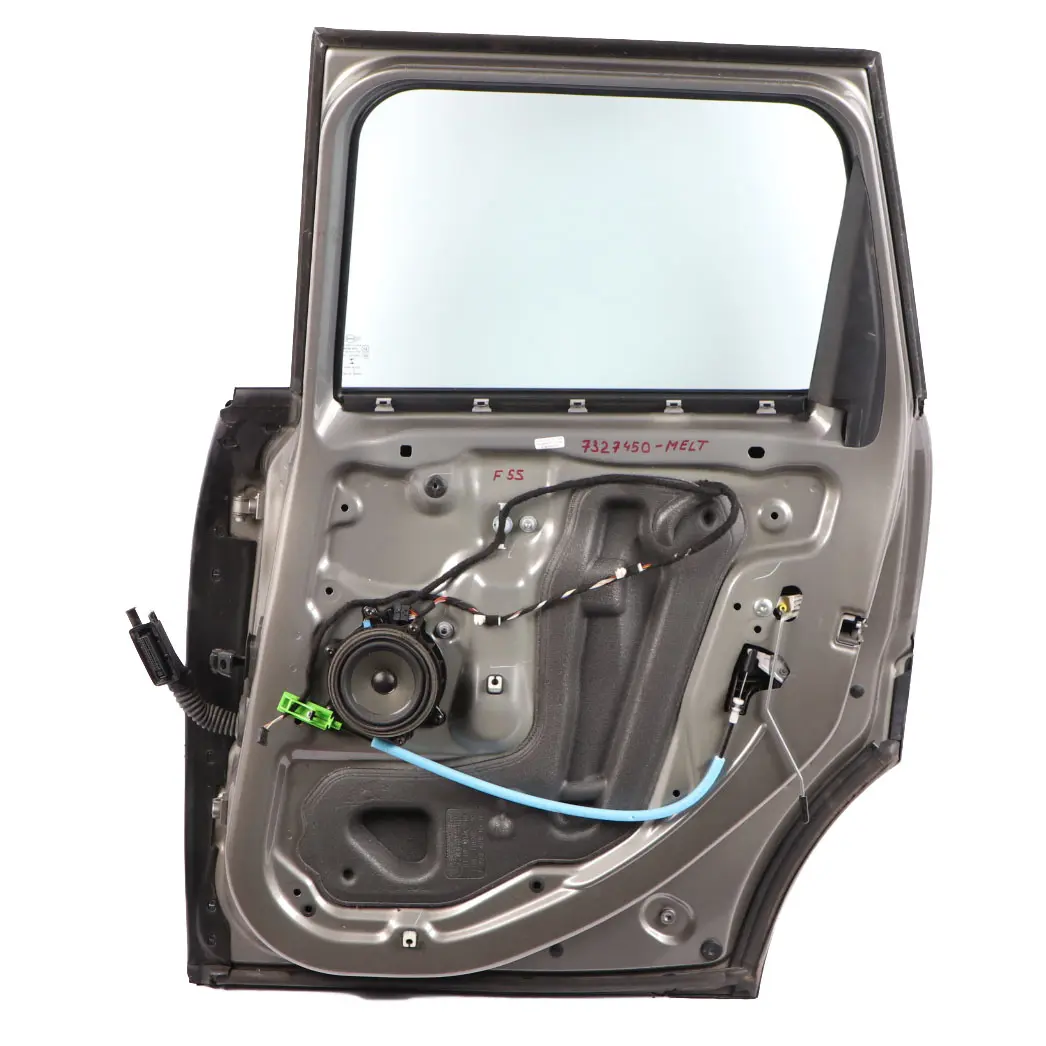Door Rear Right O/S Melting Silver Metallic - C2K to Mini Cooper F55 with Part number 7327450 Mini Cooper F55 Door Rear Right O/S Melting Silver Metallic - C2K - SKU 7327450-MELT - Part number 7327450