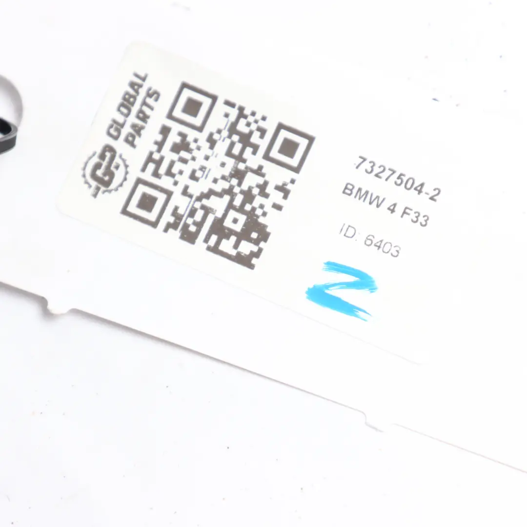 Bench Backrest Back Cover Leather Dakota Black to BMW F33 Convertible Rear Seat with Part number 7327504 BMW F33 Convertible Rear Seat Bench Backrest Back Cover Leather Dakota Black - SKU 7327504-2 - Part number 7327504