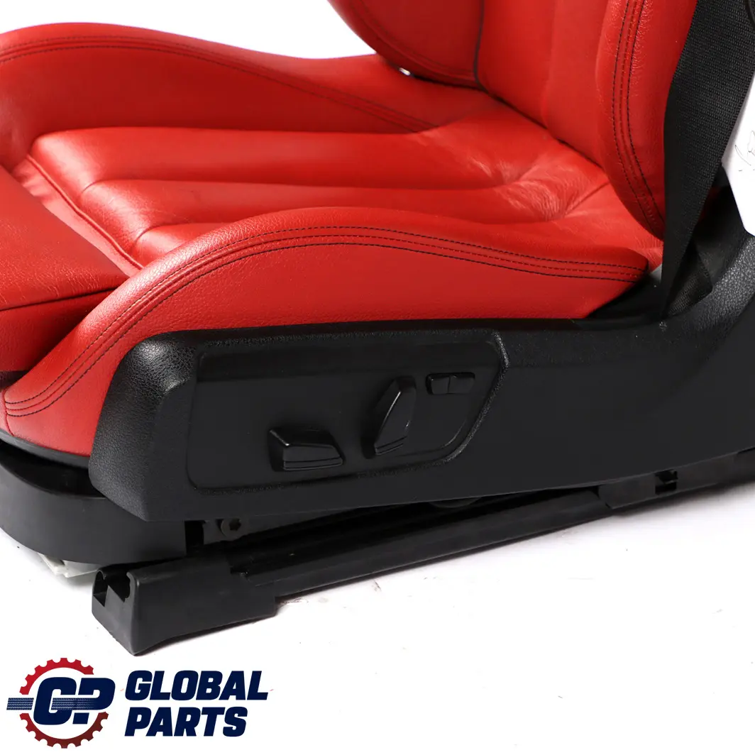 BMW F33 Sport Red Korallrot Leather Interior Front Left N/S Seat Heated Memory - SKU 7327669 - Part number 7327669