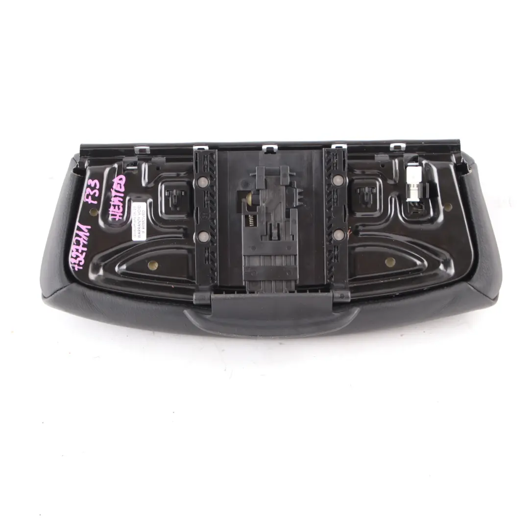 BMW F33 Soporte muslo Cuero Deportes Asiento Delantero Revestimiento Negro - SKU 7327711 - Número de pieza 7327711