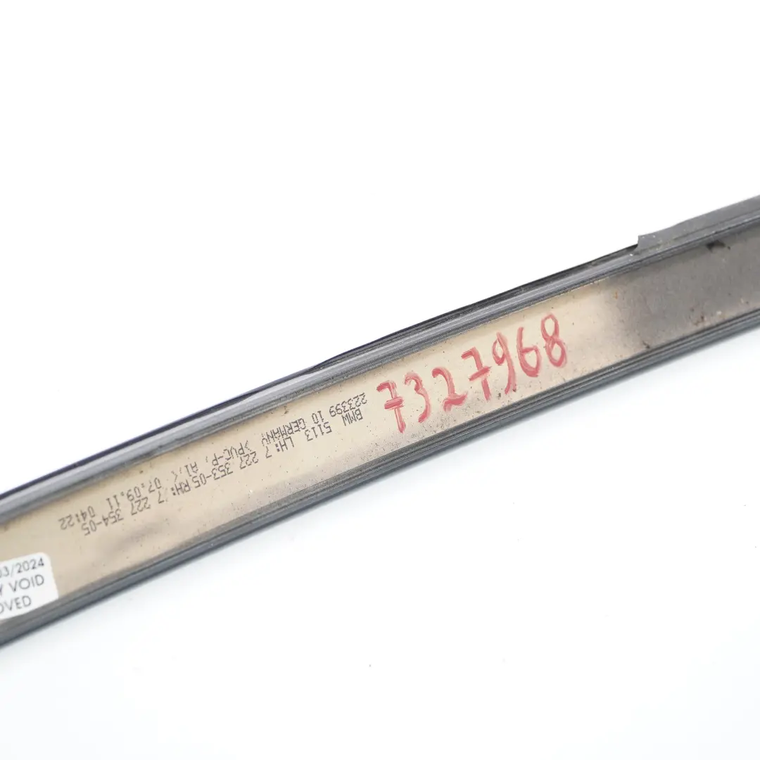 BMW F13 Roof Moulding Railing Trim Strip Right O/S Primed Textured - SKU 7327968 - Part number 7327968